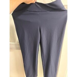 Acegolfs Womens Navy Blue Pull On Golf Pants Slim Leg Size Small